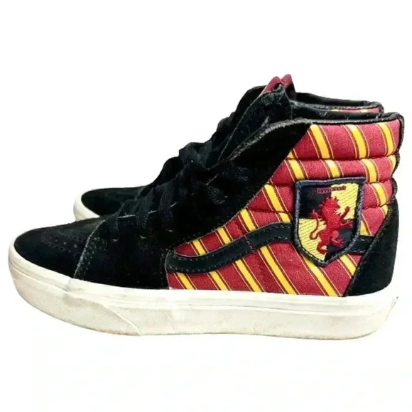 Vans Limited Edition Harry Potter Gryffindor Sk8-Hi High Top Shoes Size 6 - Picture 1 of 7